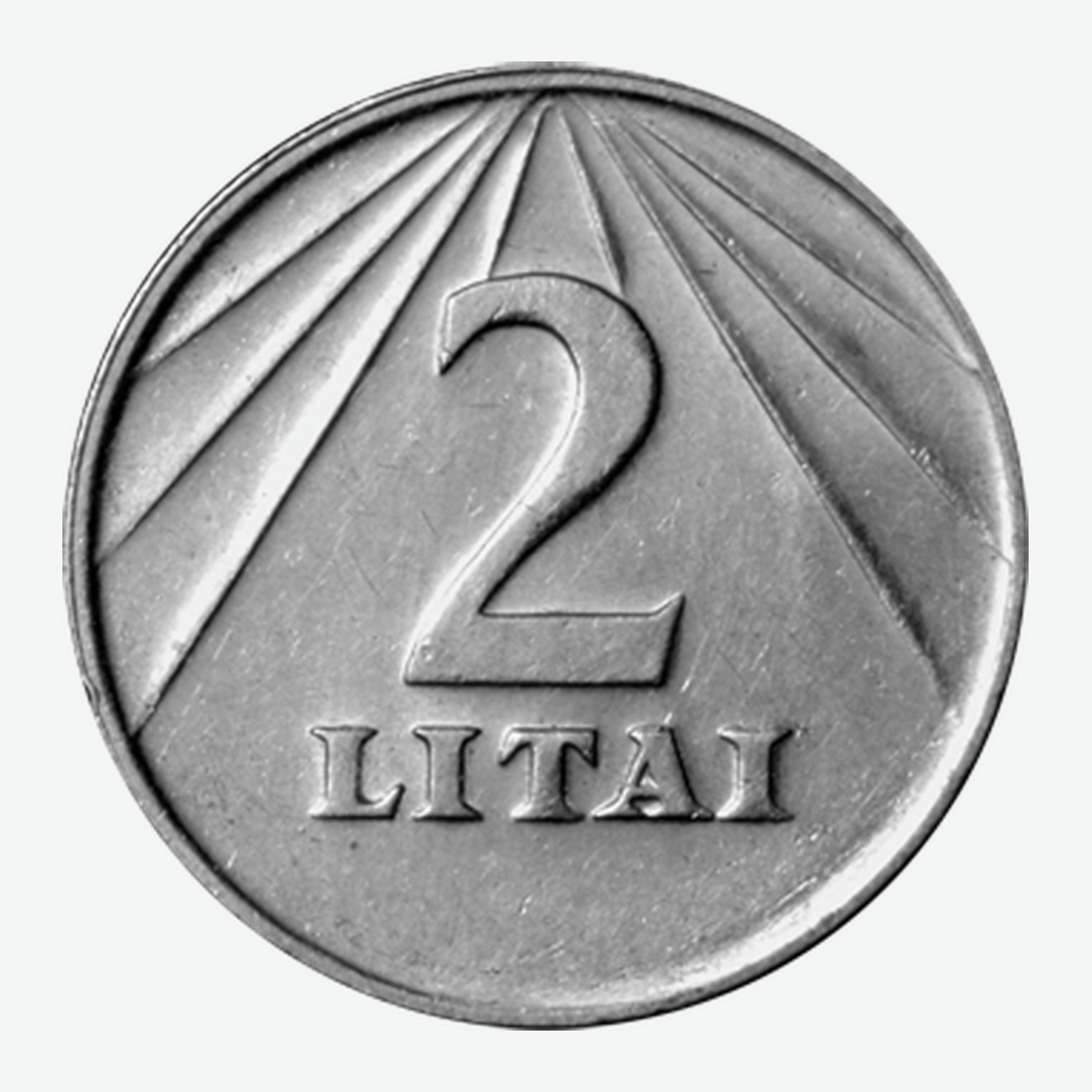 1991 m. Lietuvos 2 litų monetos reversas